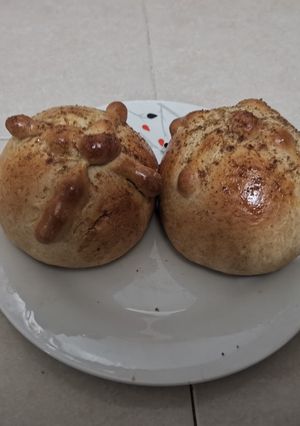 Una foto de Pan de muerto