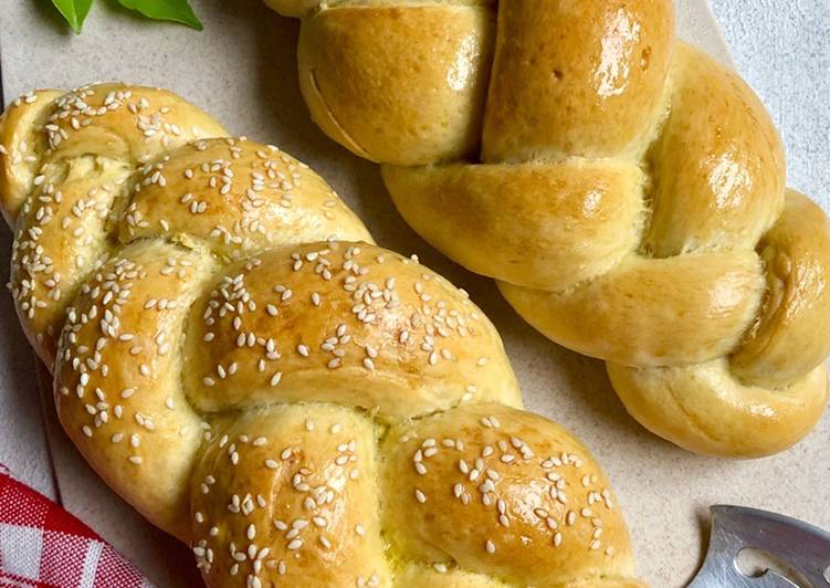 Bagaimana Membuat Challah Bread aka Roti Challah, Lezat Sekali