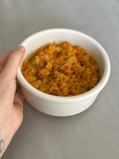 Una foto de Risotto de Quinoa y Calabaza. VEGANO. SIN GLUTEN