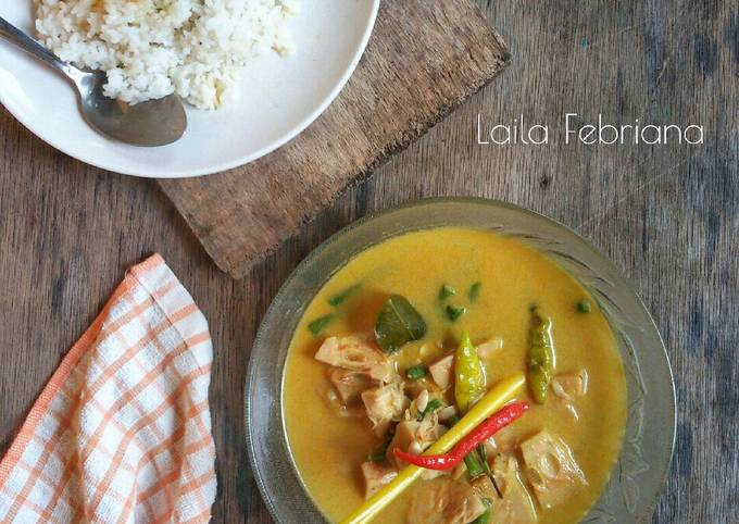 Cara Memasak Gulai nangka muda vs kacang panjang Wajib Dicoba