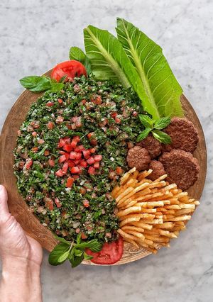 صورة لوصفة تبولة