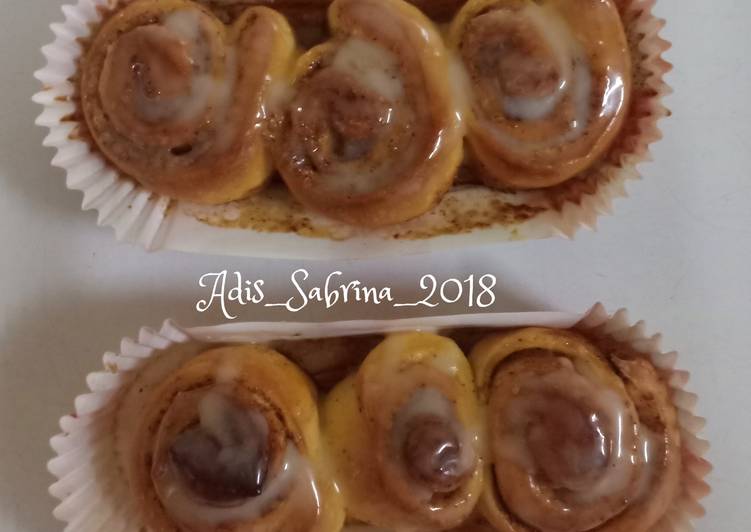 Anti Ribet, Membuat Eggless cinnamon rolls Gampang