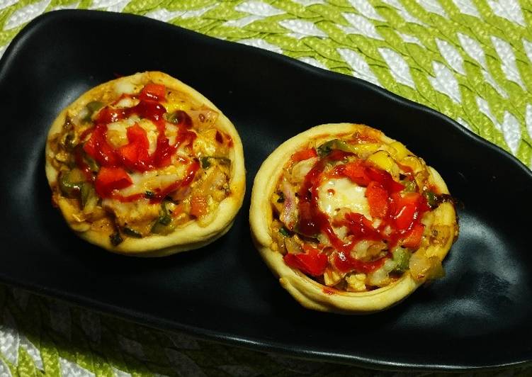 Easiest Way to Prepare Award-winning Pizza nest made by leftover veggies