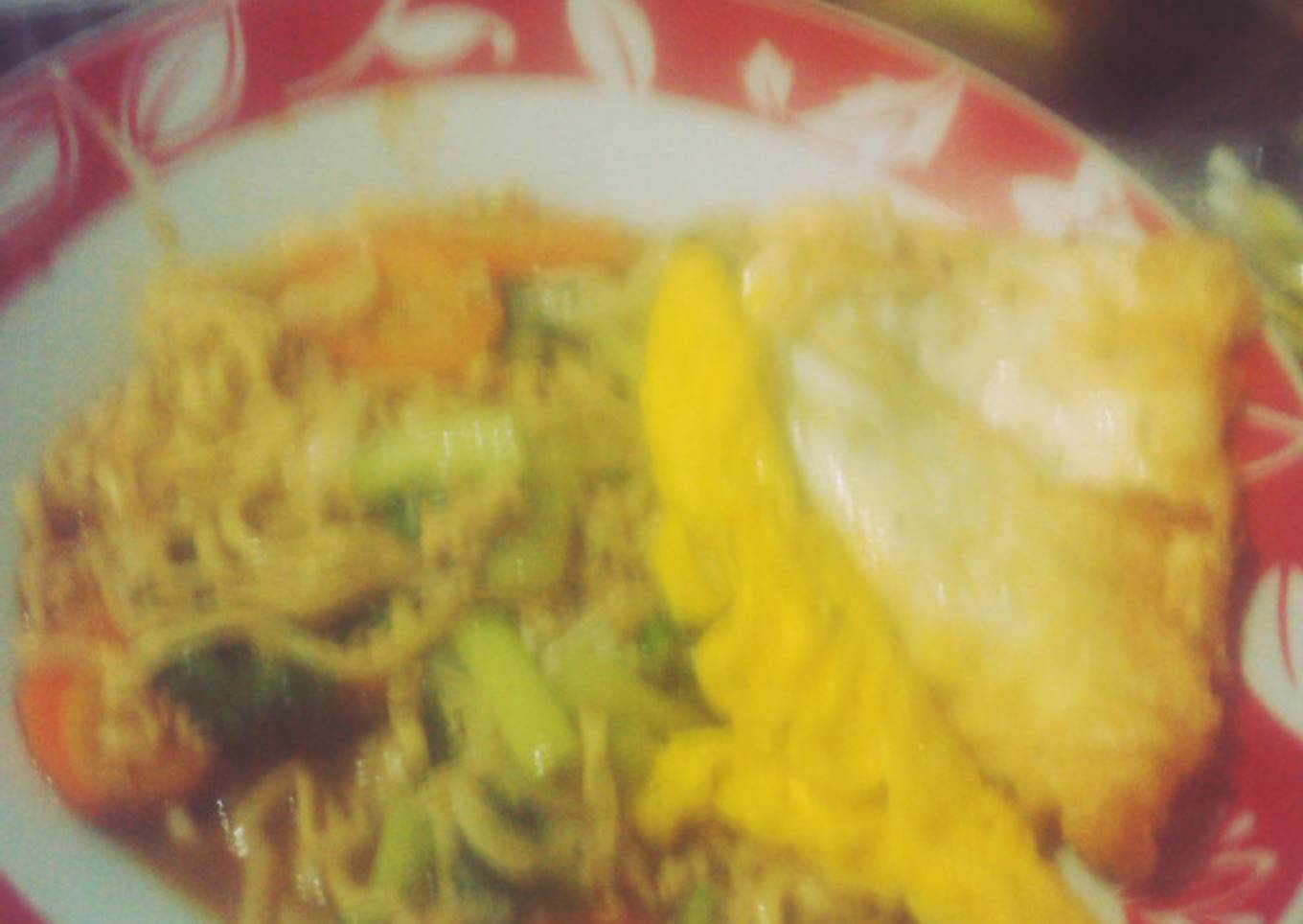Mie rebus sayur