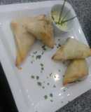 Masa philo con relleno de pollo