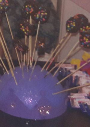Una foto de Paletas oreos!!
