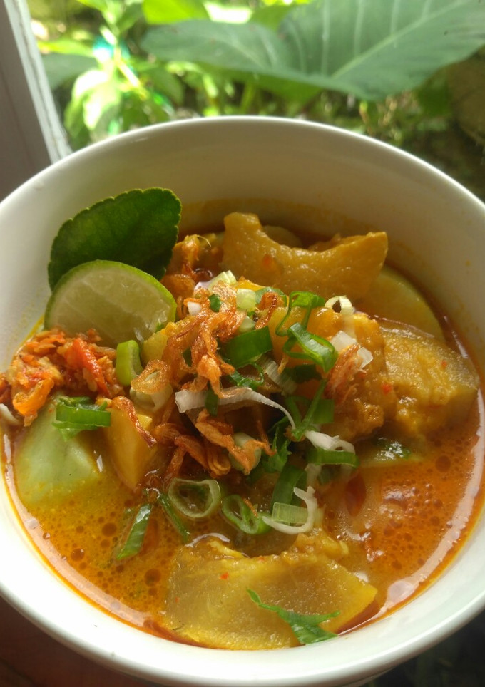 Foto resep Lontong kikil Surabaya