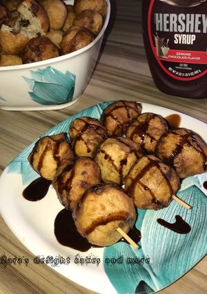 A picture of Chocolate chips puff puff.
