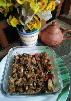 Foto resep Tumis cumi tempe asin