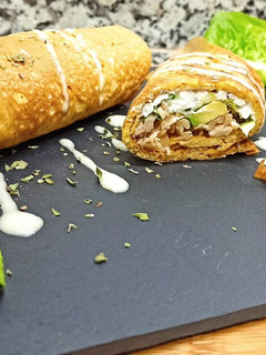 Una foto de Rollitos fit sin harina 🫔