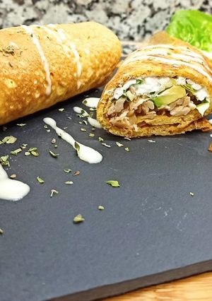 Una foto de Rollitos fit sin harina 🫔