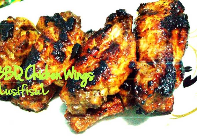 BBQ Chicken Wings (No Oven)