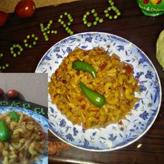 A picture of Chicken macroni.