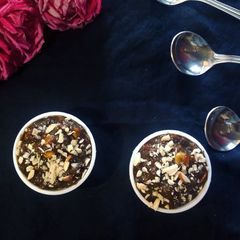 A picture of Beetroot halva.