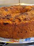 Budín de durazno con gelatina y sin manteca