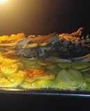Pescado al horno al abuelo