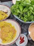 Oil-Free Skillet Bánh Xèo (Phan Rang Peanut Fish Sauce)