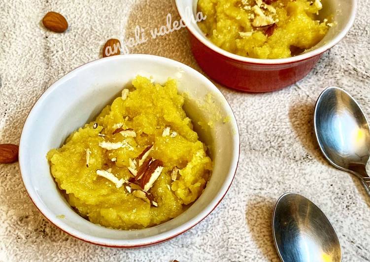 Recipe of Any-night-of-the-week Badam halwa