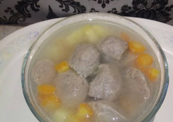 Simple Bakso Sapi Kuah Keruh