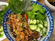 A picture of crushed vermicelli