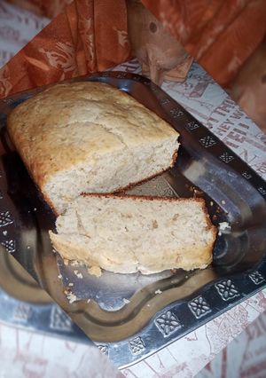 Una foto de Budín de banana fácil y económico