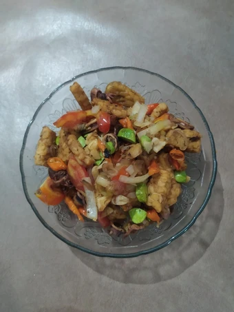 Langkah Gampang Membikin Resep  Tumis tempe cumi asin yang Bikin Ngiler, Sempurna
