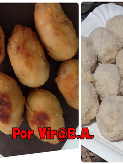 Una foto de Croquetas de pollo con jamón serrano
