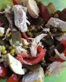 Ensalada de vainas de caserío