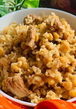 A picture of Brown rice pulao.