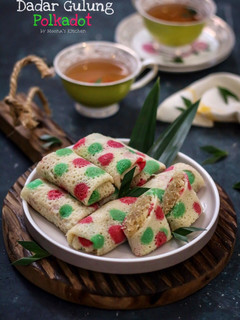 Foto resep Dadar Gulung Polkadot