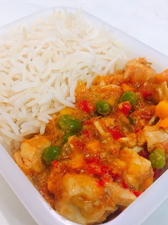A picture of Chicken veg sauce.