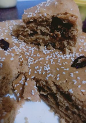 A picture of Aata jaggery cake.