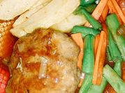 Gambar steak daging giling