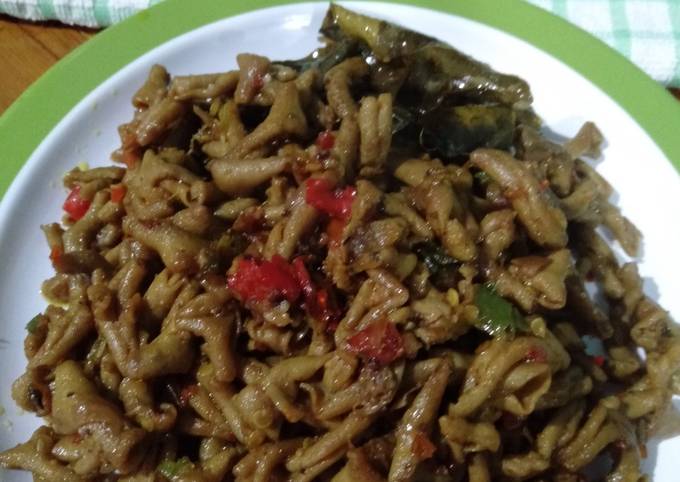 Cara Gampang Membuat Oseng usus ayam suka suka yang Bisa Manjain Lidah