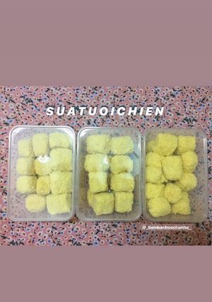 Hình của món Bánh sữa tươi chiên.