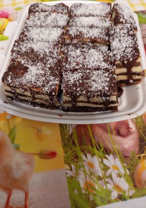 Diócska (Diós lekváros kelt tésztás sütemény) recept fotója