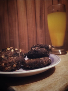 Una foto de Galletitas de Chocolate y Garbanzos