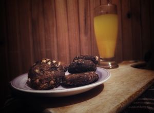 Una foto de Galletitas de Chocolate y Garbanzos