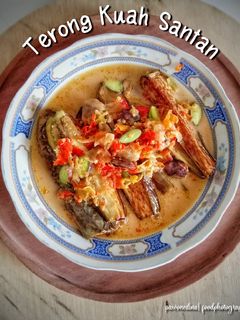 Foto resep Terong Kuah Santan Pedas