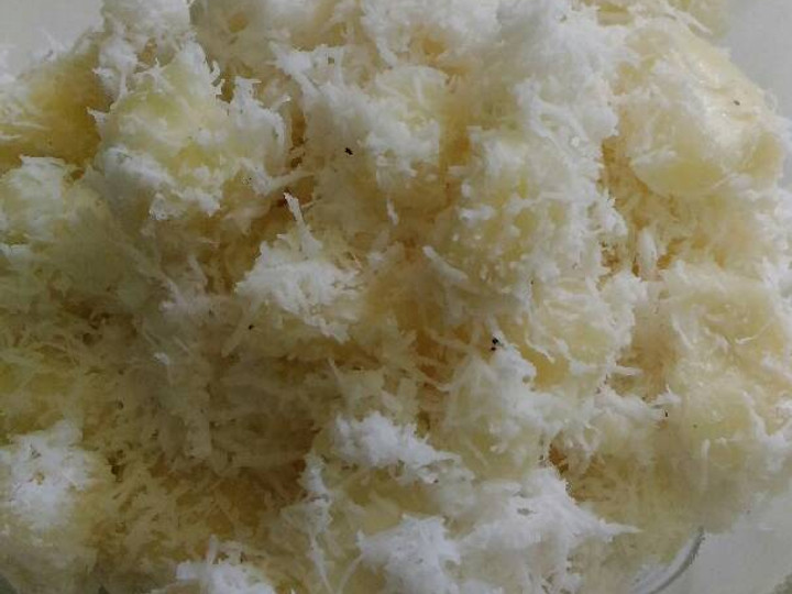 Resep Urap singkong asin Anti Gagal