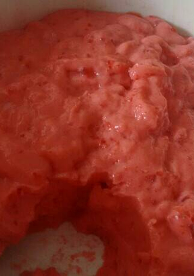 Una foto de Gelatina de cereza con búlgaros o kéfir.ॐ