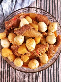 Foto resep Semur Telur Tahu Kentang