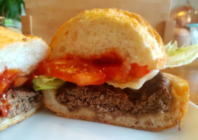 Mushroom Blended Burger (First Attempt)