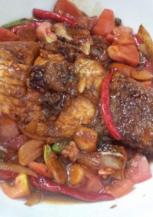 Foto resep Ikan kakap simple
