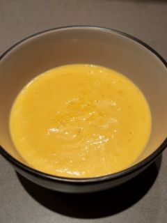 Una foto de Crema de calabaza