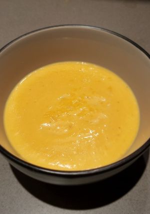 Una foto de Crema de calabaza