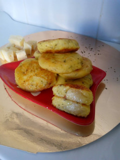 Una foto de Aperitivo de patatas rellenas de queso al gusto