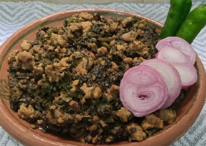 Steps to Make Speedy Qeema Palak