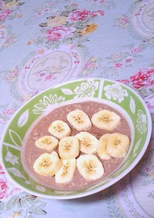 Foto resep Oatmeal Susu Pisang