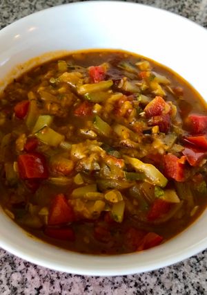 Una foto de Salsa rápida de zapallitos italianos y tomate